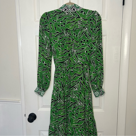 Diane Von Furstenberg Alea Printed Crepe Midi Dress - Picture 12 of 15